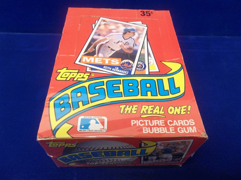 1985 Topps Baseball- 1 Unopened Wax Box