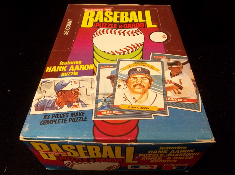 1986 Donruss Baseball- 1 Unopened Wax Box