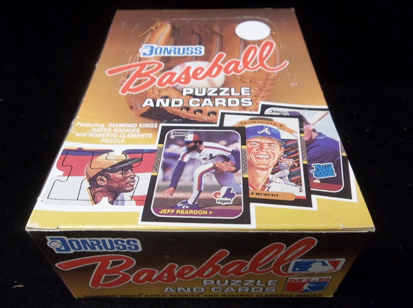 1987 Donruss Baseball- 1 Unopened Wax Box