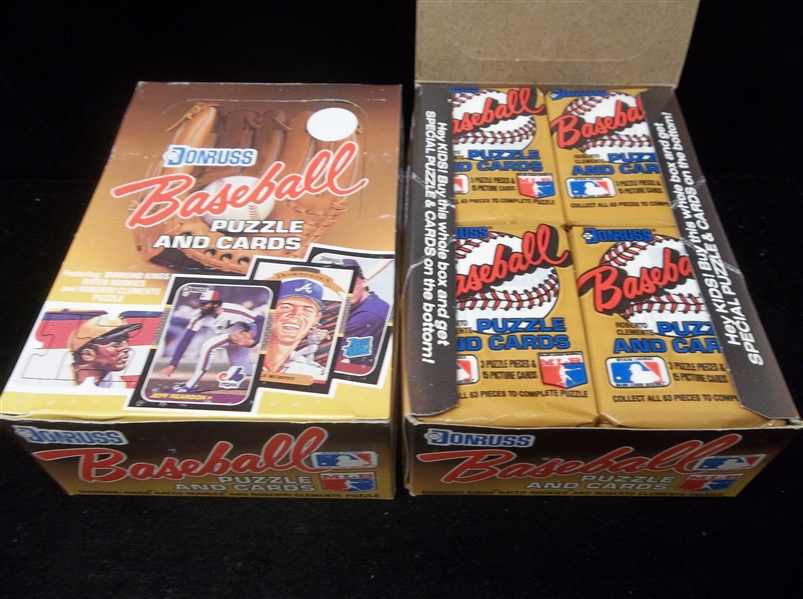 1987 Donruss Baseball- 2 Unopened Wax Boxes
