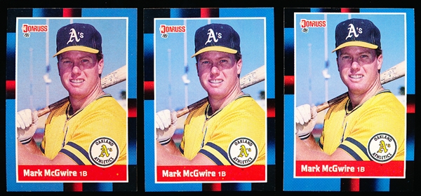 1988 Donruss Bsbl. #256 Mark McGwire- 175 Cards