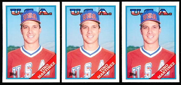 1988 Topps Traded Bsbl. #66T Tino Martinez XRC, Team USA- 140 Cards