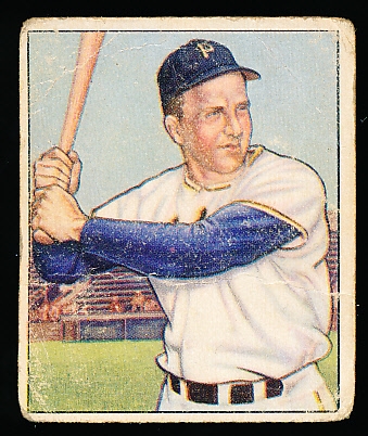 1950 Bowman Bb- #33 Ralph Kiner, Pirates