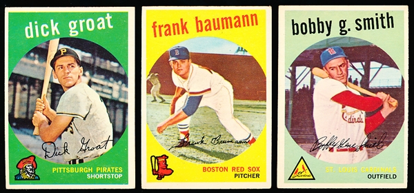 1959 Topps Baseball- 13 Diff