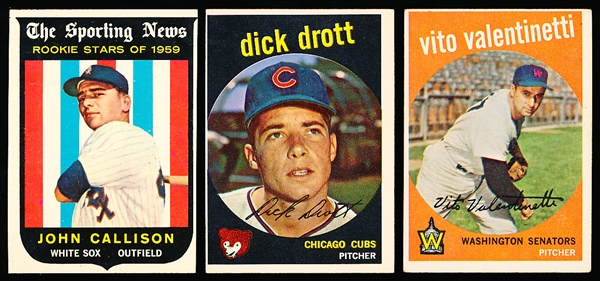 1959 Topps Baseball- 15 Diff