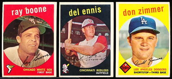 1959 Topps Baseball- 13 Diff