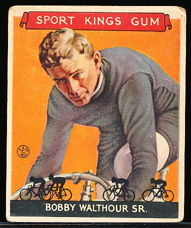 1933 Goudey Sport Kings- #7 Bobby Walthour, Bicycling