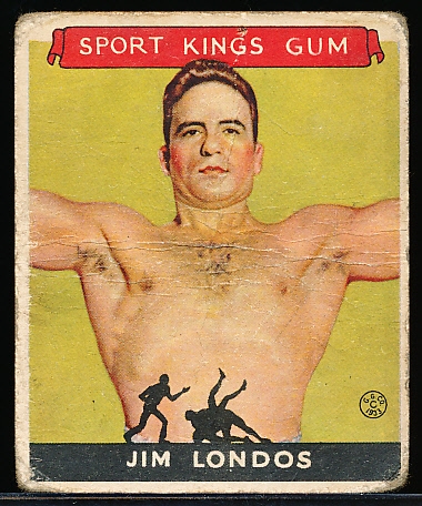 1933 Goudey Sport Kings- #14 Jim Londos, Wrestling