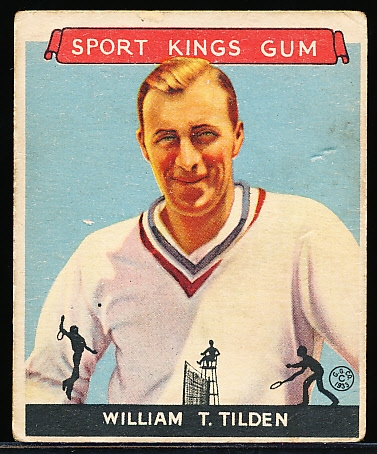 1933 Goudey Sport Kings- #15 William Tilden, Tennis