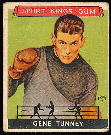 1933 Goudey Sport Kings- #18 Gene Tunney, Boxing