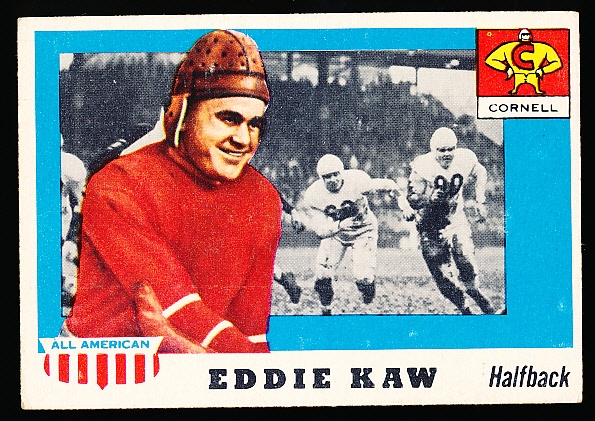 1955 Topps All-American Football- #15 Kaw, Cornell- SP