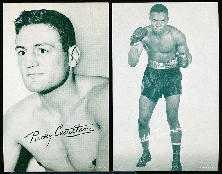 1940’s-60’s Boxing Exhibits- 10 Diff. Cards