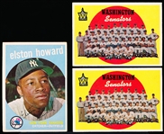 1959 Topps Bb- 3 Cards