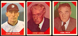 1960 Fleer Baseball Greats- 18 Cards