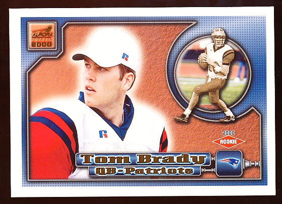 2000 Aurora Football- #84 Tom Brady RC, Patriots