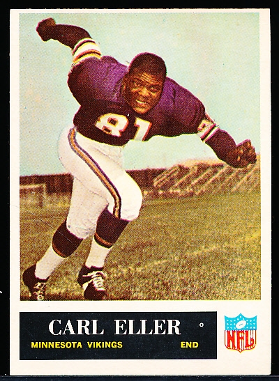1965 Philly Football- #105 Carl Eller RC