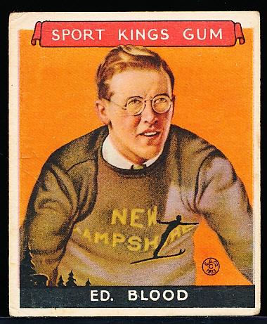 1933 Sport Kings- #9 E.J. Blood, Skiing