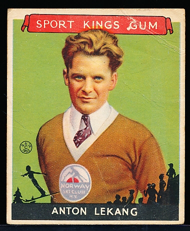 1933 Sport Kings- #10 A. Lekang, Skiing