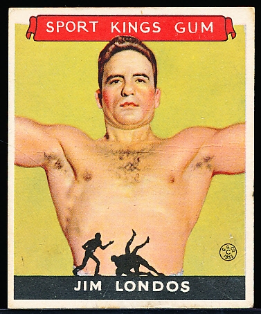 1933 Sport Kings- #14 Jim Londos, Wrestling
