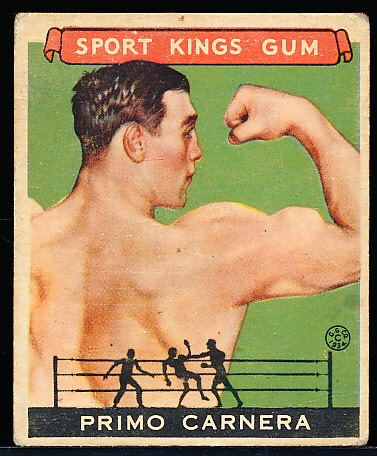 1933 Sport Kings-#43 Primo Canera, Boxing