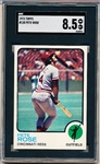 1973 Topps Baseball- #130 Pete Rose, Reds- SGC 8.5 (Nm-Mt+) 