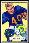 1951 Bowman Football- #76 Elroy Hirsch, Rams