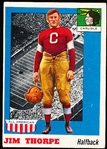 1955 Topps All American Football- #37 Jim Thorpe