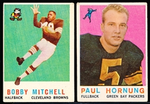 1959 Topps Fb- 2 Cards