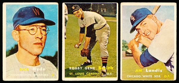 1957 Topps Bb- 11 Cards