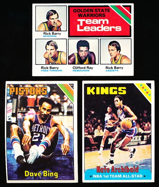 1975-76 Topps Basketball- 40 Asst