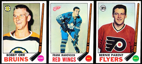 1969-70 Topps Hockey- 3 Diff