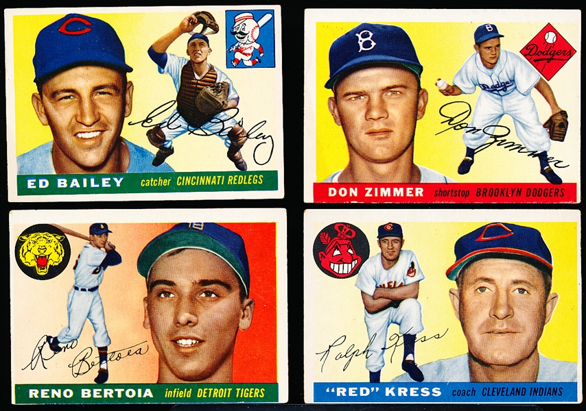 1955 Topps Bb- 4 Diff