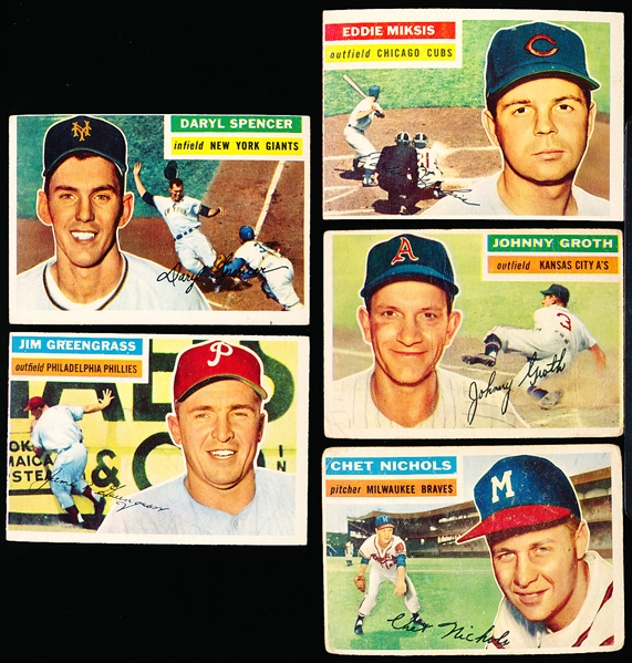 1956 Topps Bb- 5 Diff