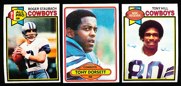 1979 and 1980 Topps Ftbl. Dallas Cowboys Team Sets