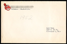 1952 Num Num Bb “Envelope” from the Cleveland Indians