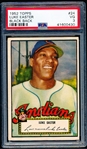 1952 Topps Baseball- #24 Luke Easter, Cleveland- PSA Vg 3- Black Back