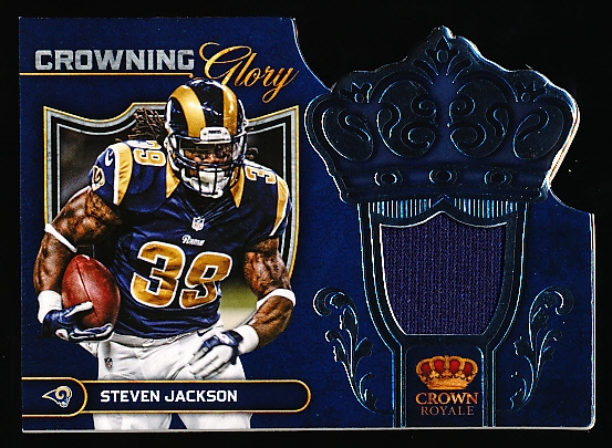 2012 Crown Royale “Crowning Glory Jersey”- #16 Steven Jackson, Rams- #90/99