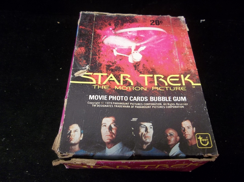 1979 Topps “Star Trek The Motion Picture”- One Unopened Wax Box
