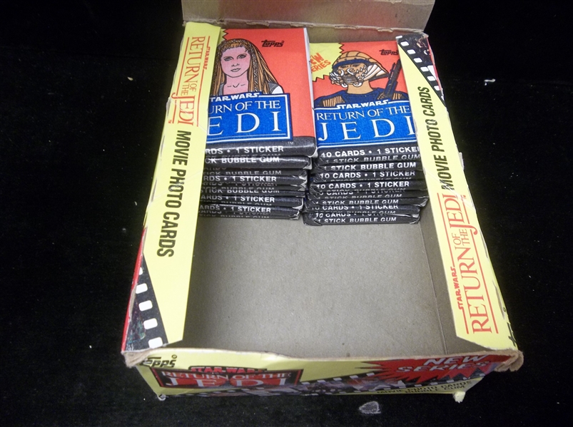 1983 Topps “Return of the Jedi”- 2nd Series- 17 Unopened Wax Packs
