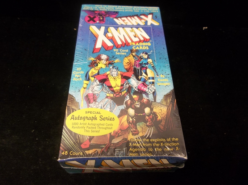 1991 Comic Images “X-Men Jim Lee Art” 90-Card Series- One Unopened Wax Box