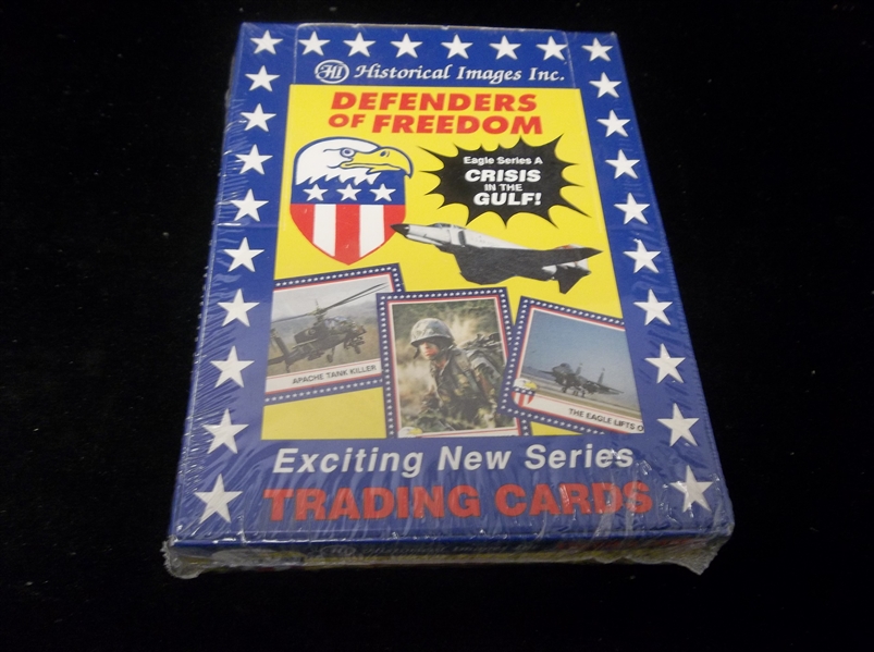 1991 Historical Images, Inc. “Defenders of Freedom” Eagle Series A Crisis in the Gulf- One Unopened Wax Box