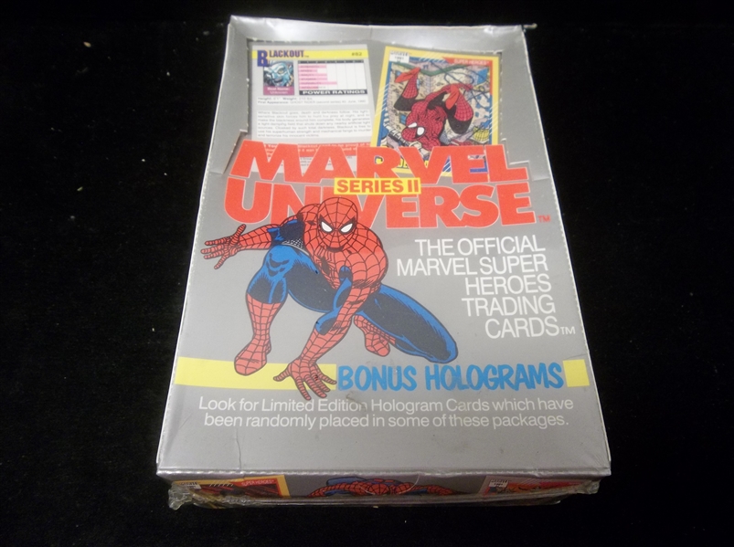 1991 Impel “Marvel Universe Series II”- One Unopened Wax Box