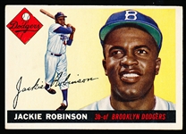 1955 Topps Baseball- #50 Jackie Robinson, Dodgers