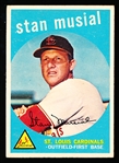 1959 Topps Baseball- #150 Stan Musial, Cardinals