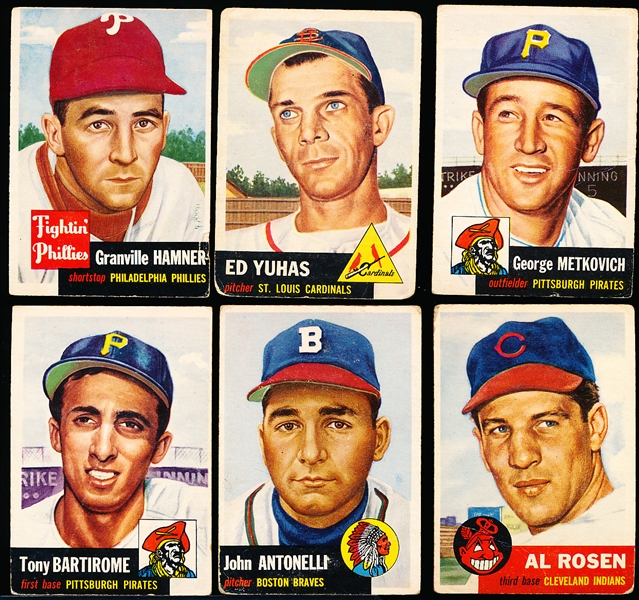 1953 Topps Bb- 6 Diff- Vg crs