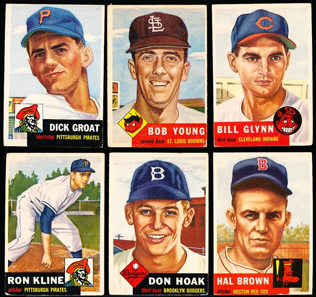 1953 Topps Bb- 6 Diff- Vg crs