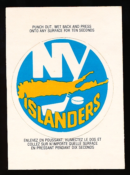 1972-73 O-Pee-Chee Hockey- “Team Logos”- New York Islanders SP