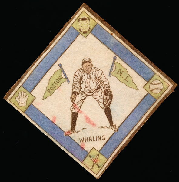 1914 B18 Baseball Blanket- Whaling, Boston NL- White Infield Version