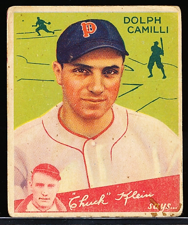 1934 Goudey Bb- #91 Dolph Camilli, Phillies