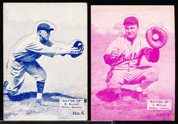 1934-36 Batter Up Bb- 2 Cards